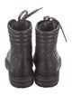 Chanel 2018 Interlocking CC Logo Combat Boots