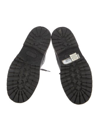 Chanel 2018 Interlocking CC Logo Combat Boots