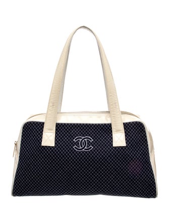 Chanel Quilted Jersey Bowling Bag