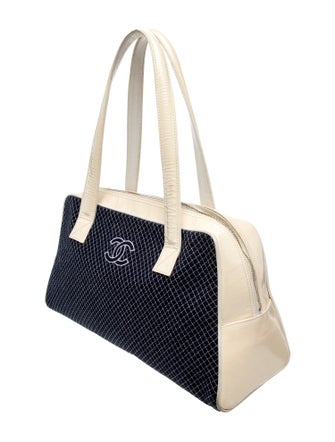 Chanel Quilted Jersey Bowling Bag
