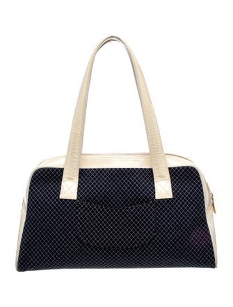 Chanel Quilted Jersey Bowling Bag