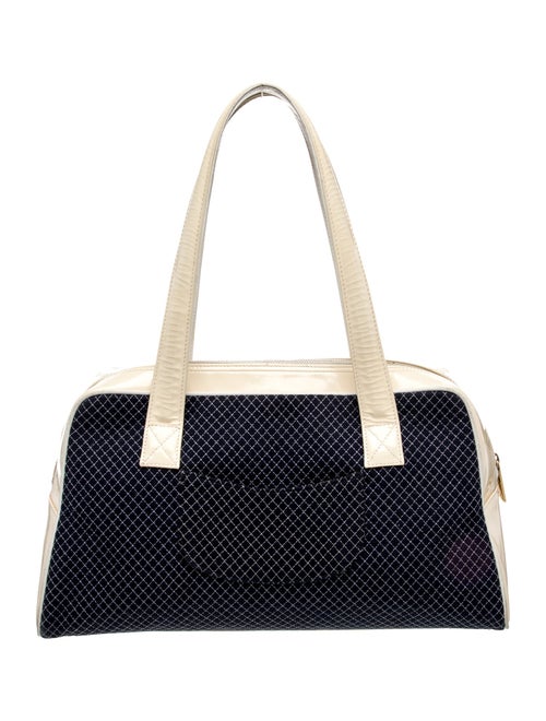 Chanel Quilted Jersey Bowling Bag