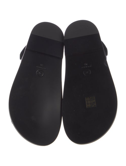 Chanel 2021 Interlocking CC Logo Slingback Sandals