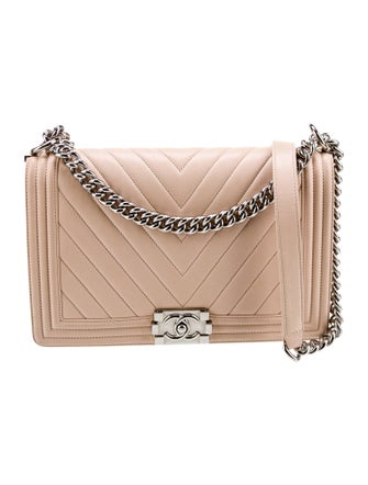 Chanel Large Chevron Boy Bag