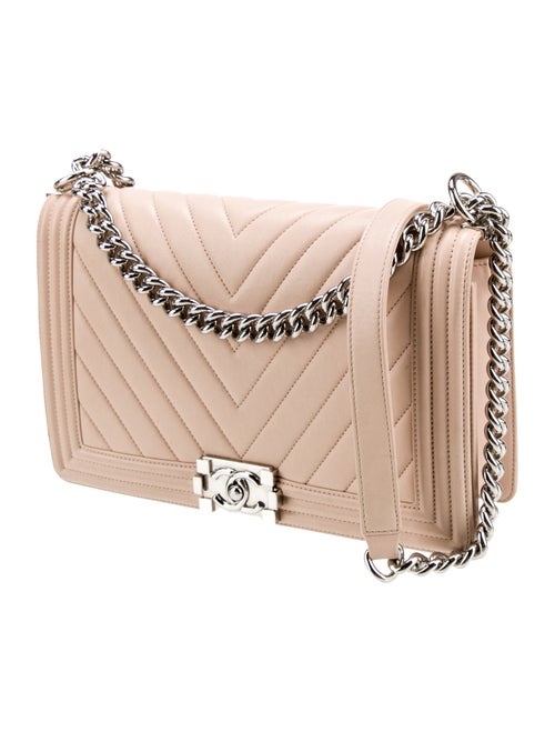 Chanel Large Chevron Boy Bag