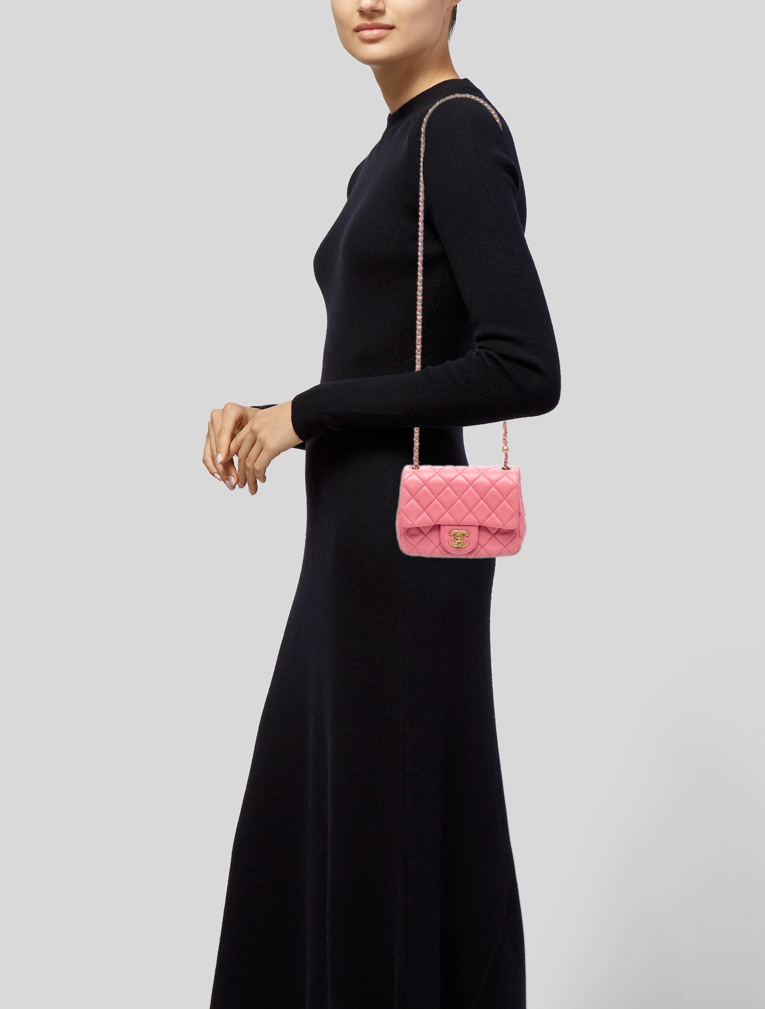 Chanel Mini Square Pearl Crush Flap Bag