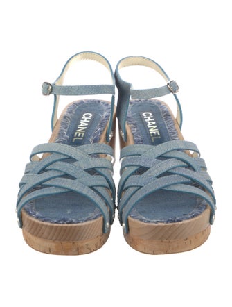 Chanel 2018 Interlocking CC Logo Sandals