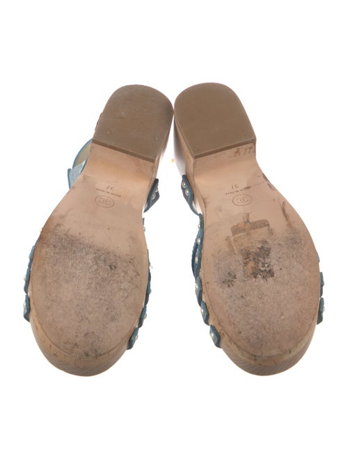 Chanel 2018 Interlocking CC Logo Sandals