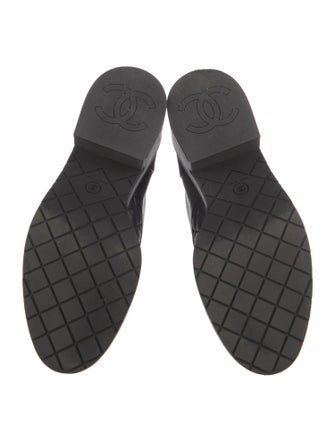 Chanel 2021 Faux Pearl Accents Combat Boots