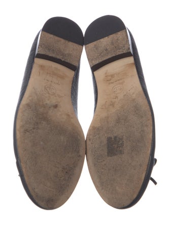 Chanel Interlocking CC Logo Bow Accents Flats