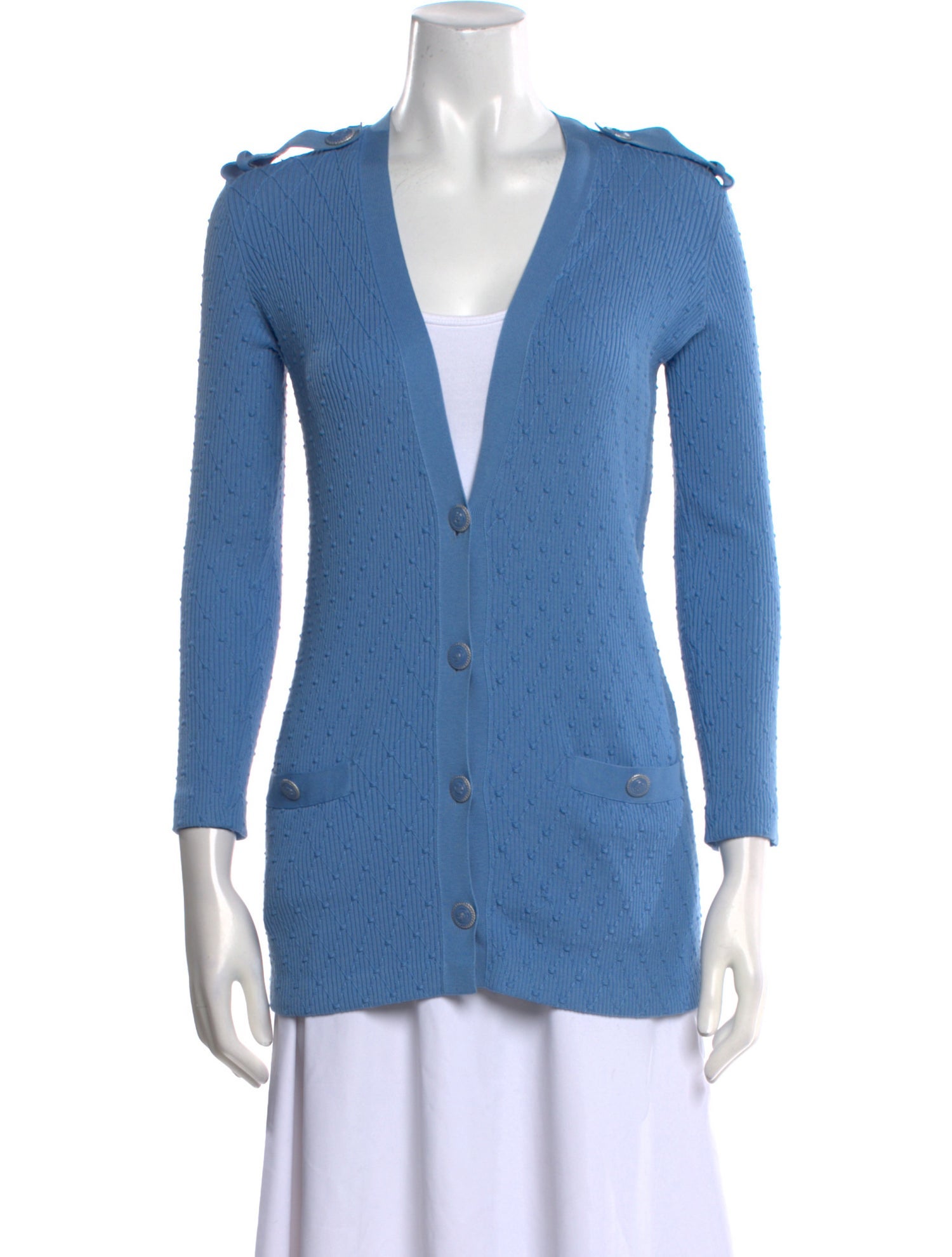 Chanel 2016 V-Neck Sweater