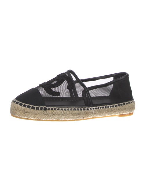 Chanel Interlocking CC Logo Mesh Espadrilles