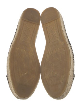 Chanel Interlocking CC Logo Mesh Espadrilles
