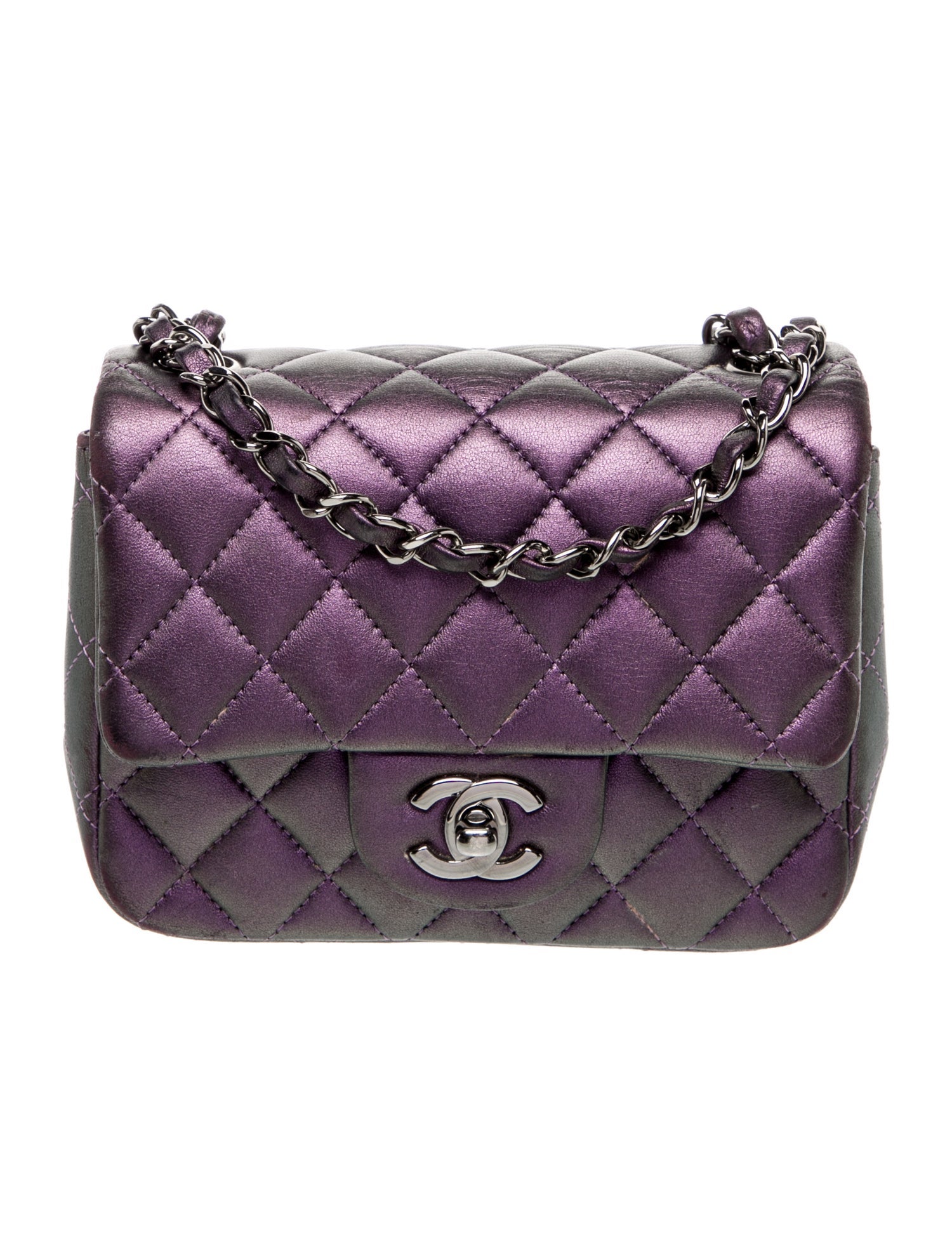 Chanel Iridescent Classic Mini Square Flap Bag