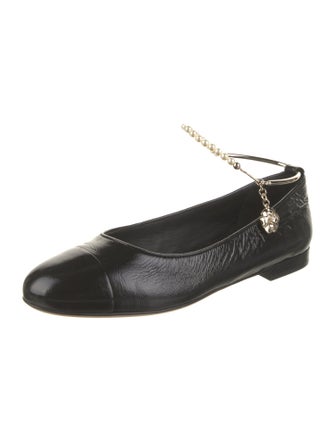 Chanel 2023 Interlocking CC Logo Ballet Flats