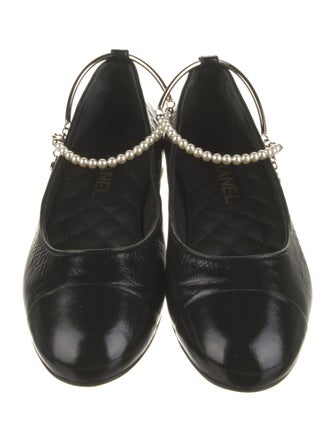 Chanel 2023 Interlocking CC Logo Ballet Flats