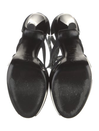 Chanel Interlocking CC Logo Canvas D'Orsay Pumps