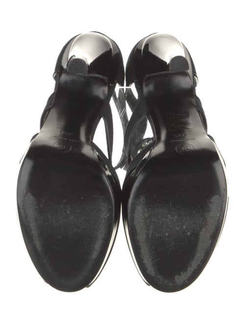 Chanel Interlocking CC Logo Canvas D'Orsay Pumps