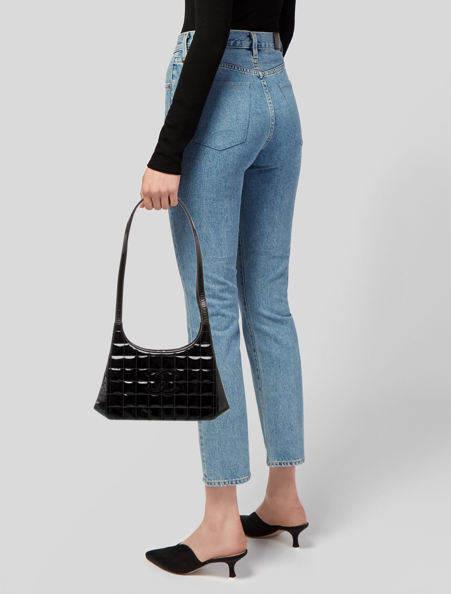 Chanel Square Quilt CC Shoulder Bag