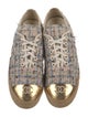 Chanel Interlocking CC Logo Tweed Sneakers