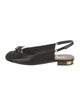 Chanel 2024 Interlocking CC Logo Slingback Flats