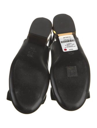 Chanel 2024 Interlocking CC Logo Slingback Flats