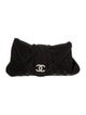 Chanel Satin Half Moon Clutch