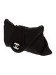 Chanel Satin Half Moon Clutch