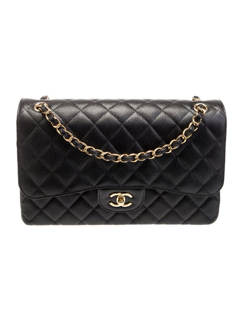 Chanel Classic Caviar Jumbo Double Flap