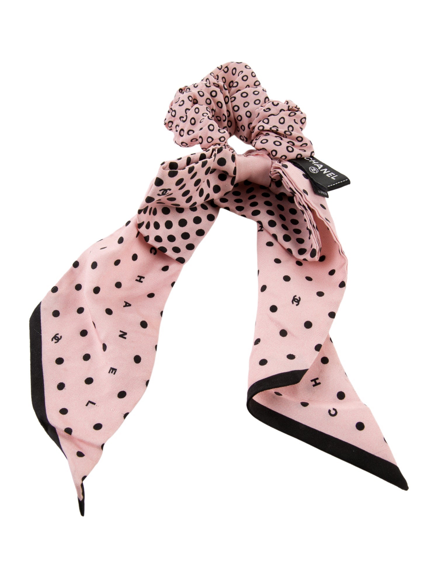 Chanel Silk Scrunchie