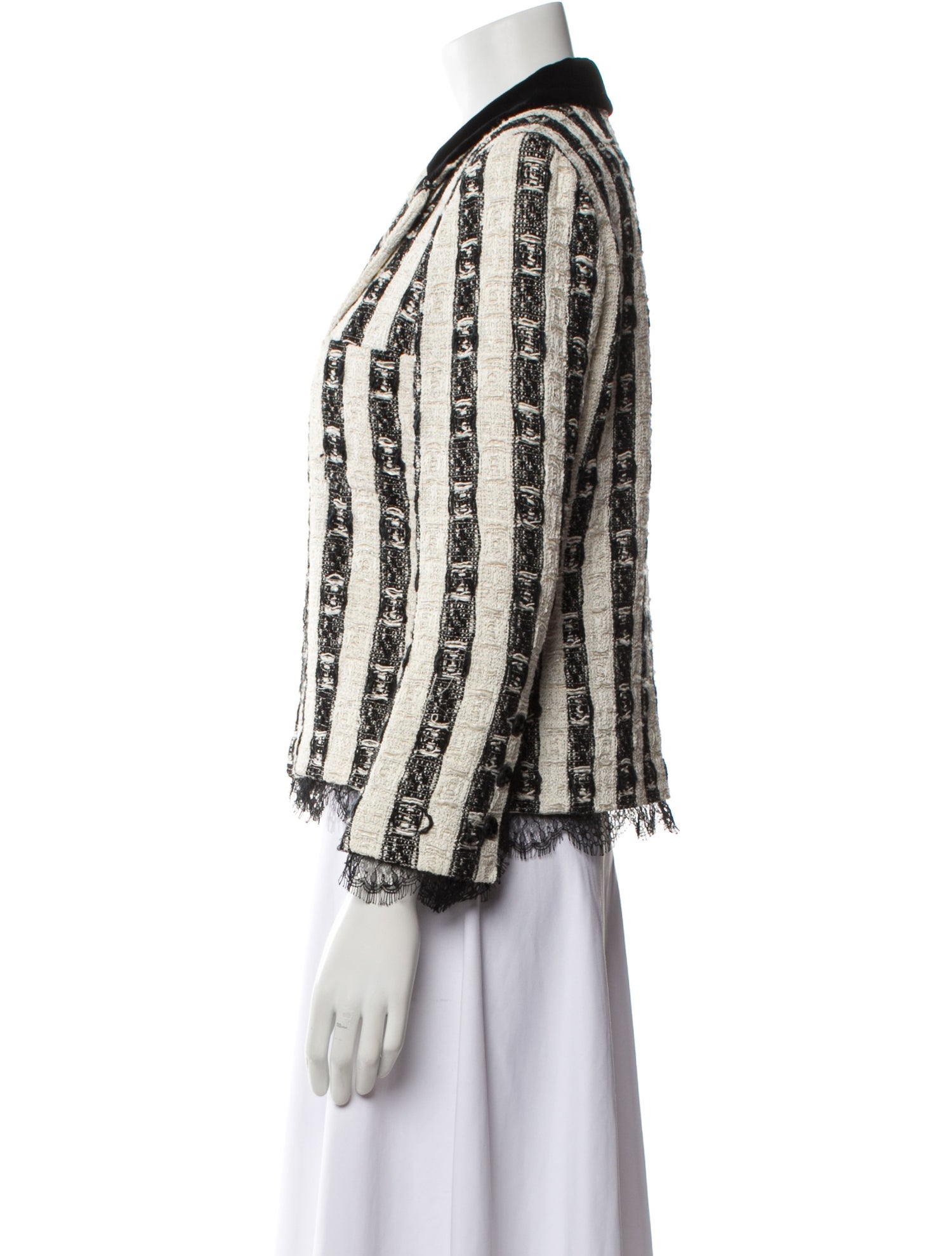 Chanel 2004 Striped Evening Jacket