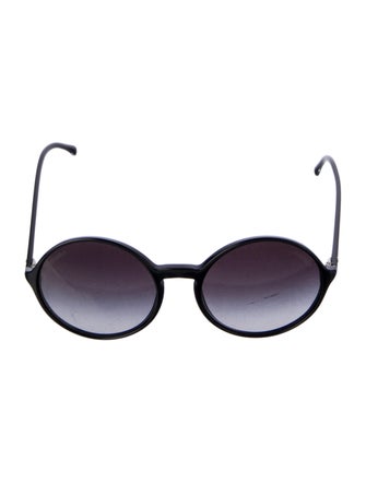 Chanel Interlocking CC Logo Round Sunglasses