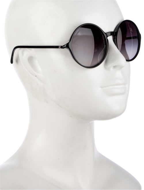 Chanel Interlocking CC Logo Round Sunglasses