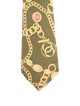 Chanel Chain-Link CC Silk Tie