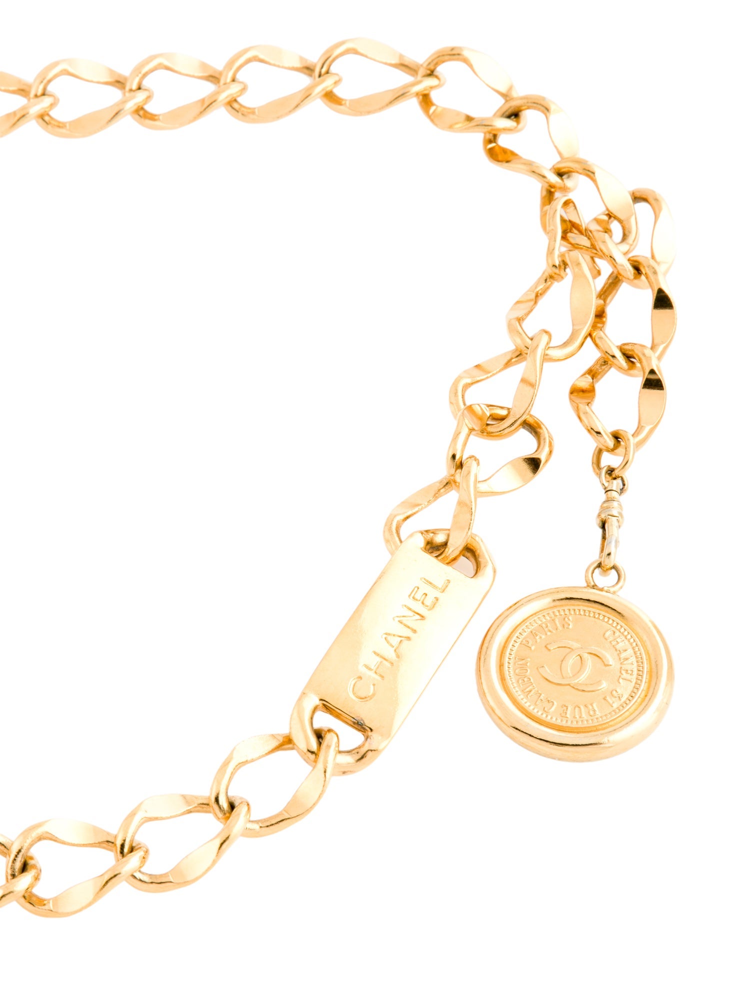 Chanel Vintage Late 1980's - Early 1990's Chain-Link Belt