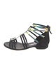 Chanel 2012 Interlocking CC Logo Gladiator Sandals