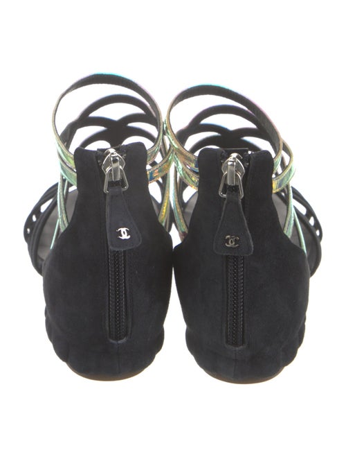 Chanel 2012 Interlocking CC Logo Gladiator Sandals