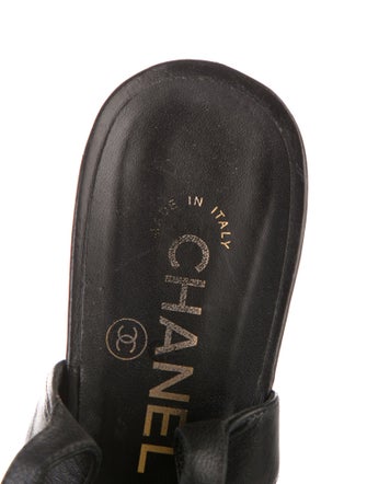 Chanel 2015 Interlocking CC Logo Slingback Pumps