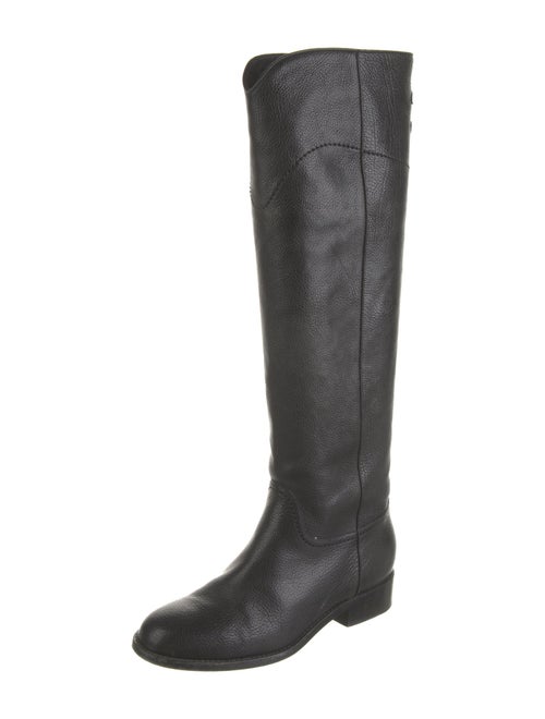 Chanel 2014 Interlocking CC Logo Riding Boots