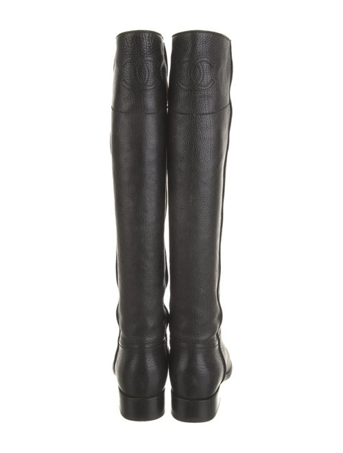 Chanel 2014 Interlocking CC Logo Riding Boots
