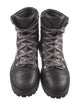 Chanel Interlocking CC Logo Leather Combat Boots