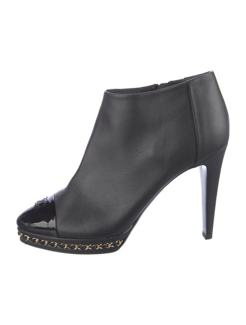 Chanel 2015 Interlocking CC Logo Boots