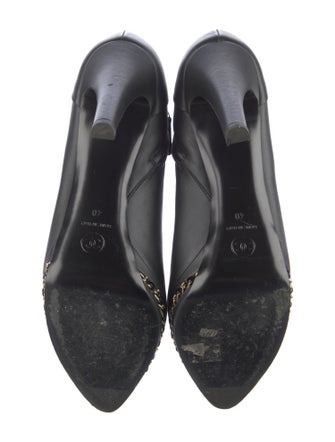 Chanel 2015 Interlocking CC Logo Boots