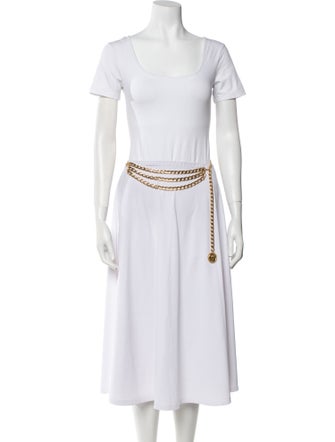 Chanel Interlocking CC Logo Skinny Chain-Link Belt