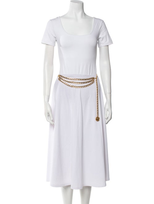 Chanel Interlocking CC Logo Skinny Chain-Link Belt