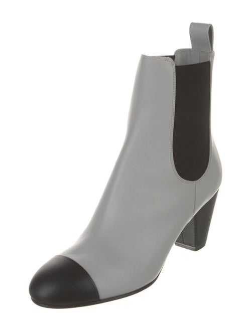 Chanel 2022 Interlocking CC Logo Chelsea Boots