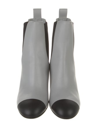 Chanel 2022 Interlocking CC Logo Chelsea Boots