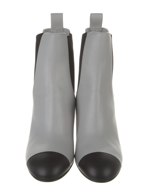 Chanel 2022 Interlocking CC Logo Chelsea Boots