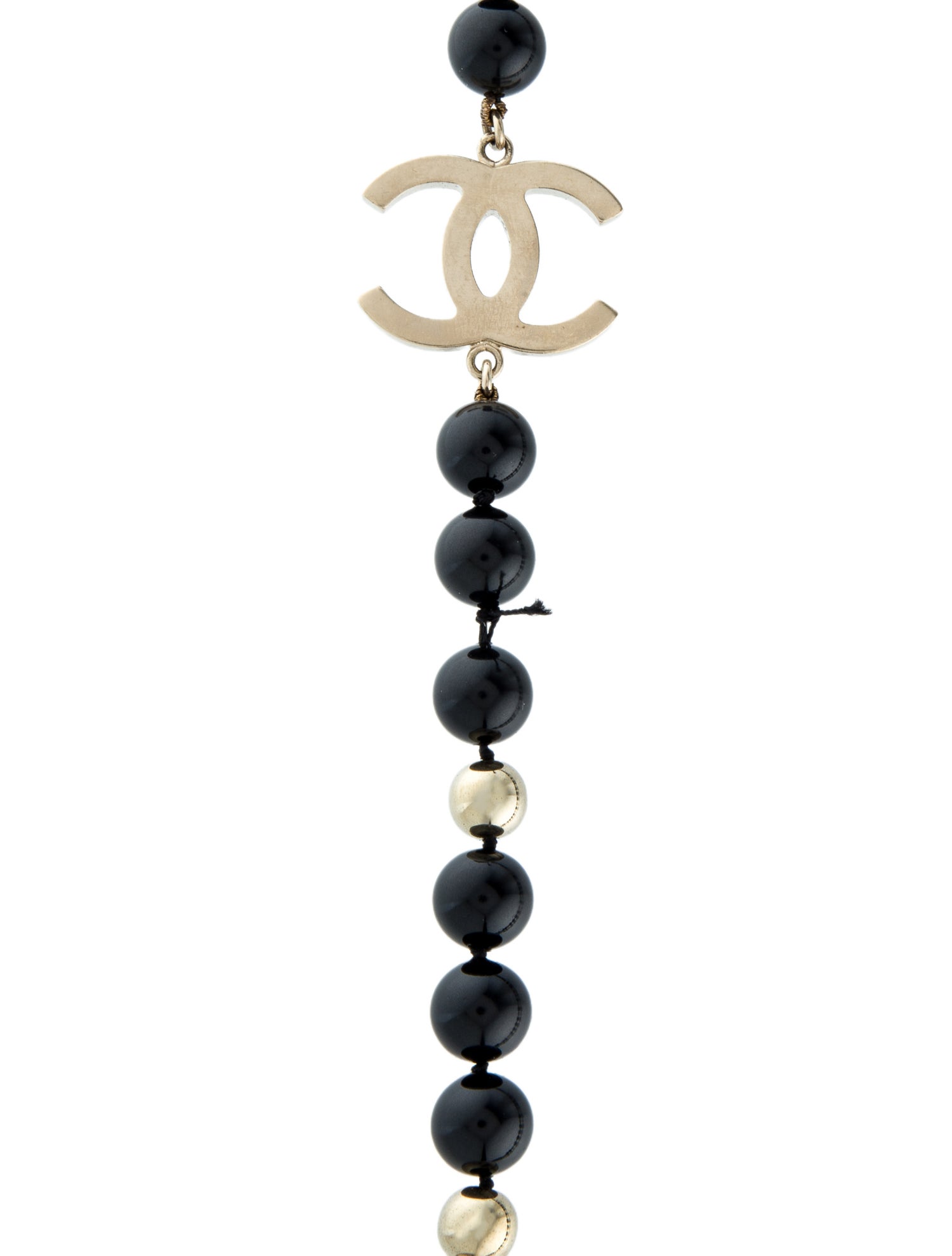 Chanel CC Station Bead Necklace