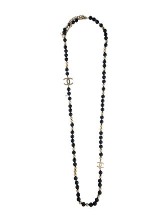 Chanel CC Station Bead Necklace
